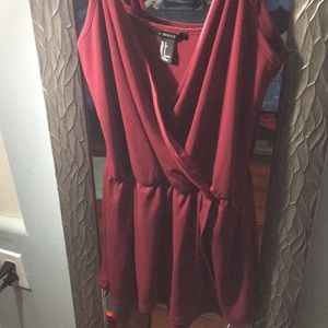 Forever 21 maroon/ red romper